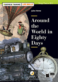 Around the World in Eighty Days - Niveau 2 (Bog + CD + Download)